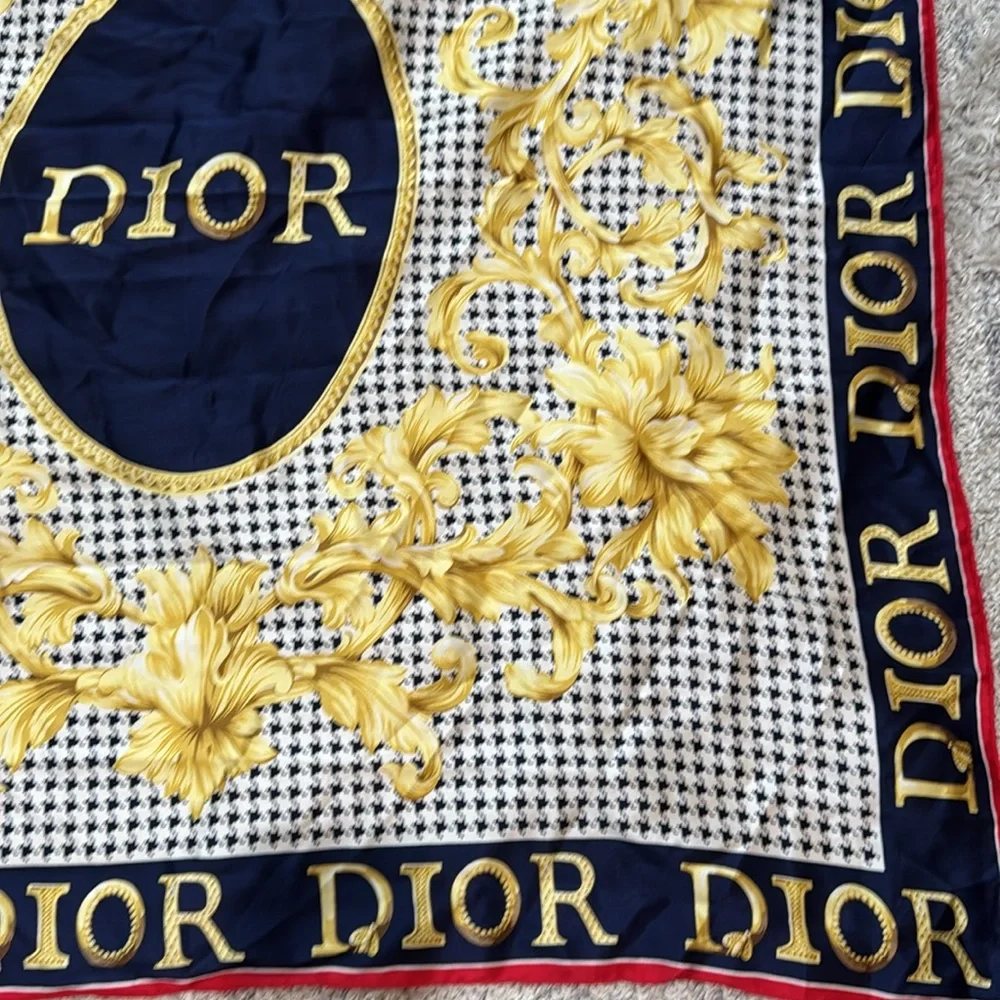 Authentic Dior silk scarf